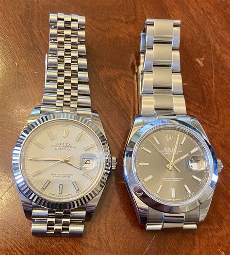 rolex datejust fluted bezel vs smooth|Rolex Datejust 41 Wimbledon jubilee.